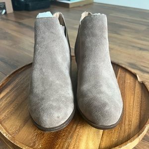 Lucky Brand‎ NWOB Taupe Leather Ankle Boots 9M